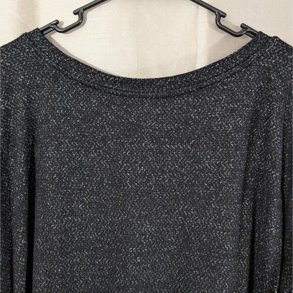 Meri Skye Sweater Long Tunic Women's 2X Charcoal Gray V-Neck Long Sleeve Casual - Picture 13 of 15